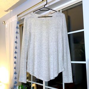 Ann Taylor LOFT long sleeve shirt - Light grey - XS